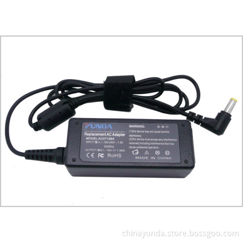 100-240V 50-60hz Laptop AC Adapter 19V 1.58A for Acer Notebook 5.5mm*1.7mm
